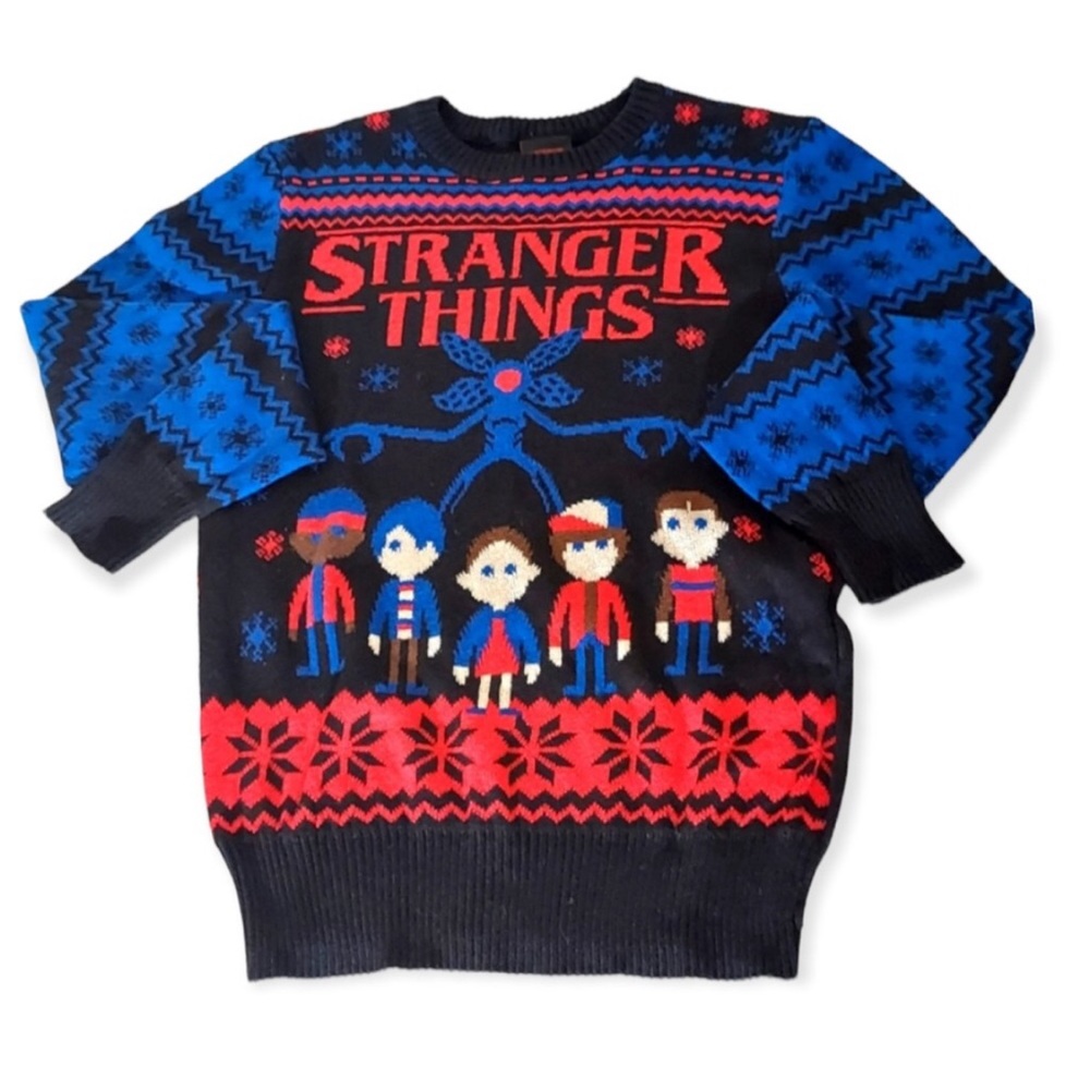 Stranger Things Netflix official merchandise unisex medium sweater